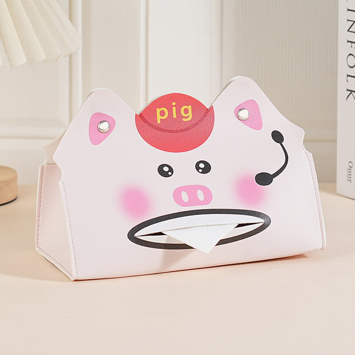 Cute Animal-Themed Tissue Box Holder