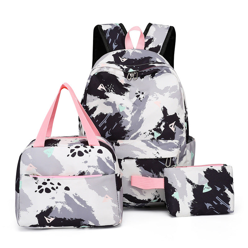 Backpack set with insulated lunchbox and practical case Bowlift