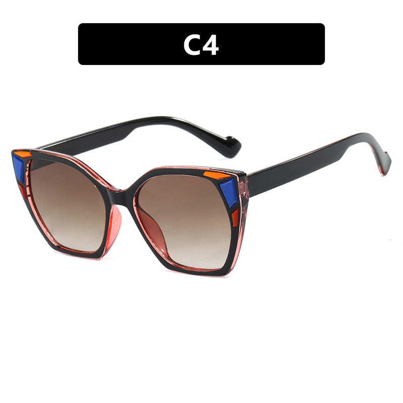 Women Fashionable Geometric Designer Glasses Bowlift