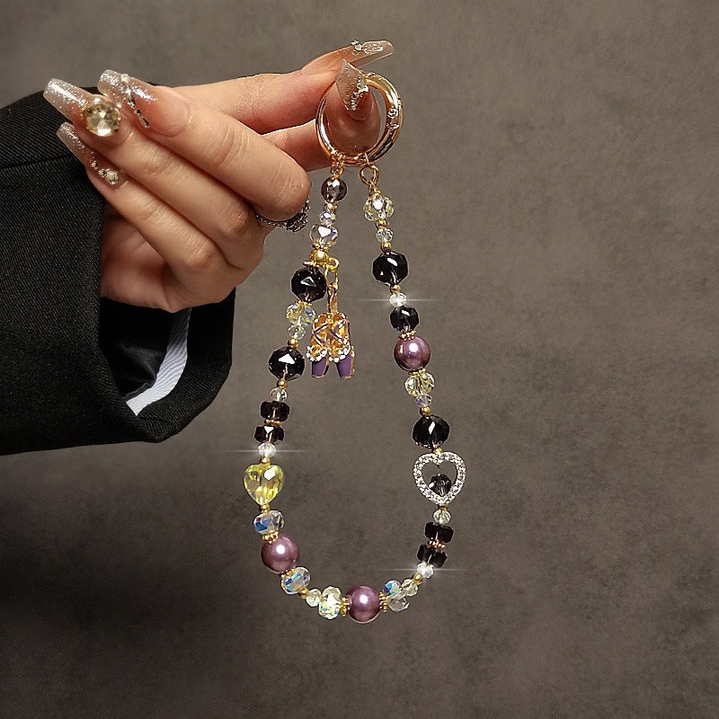 Decorative Bead Keychain Bowlift