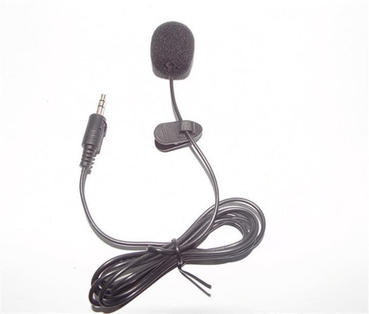 Lavalier microphone with flexible clip Bowlift
