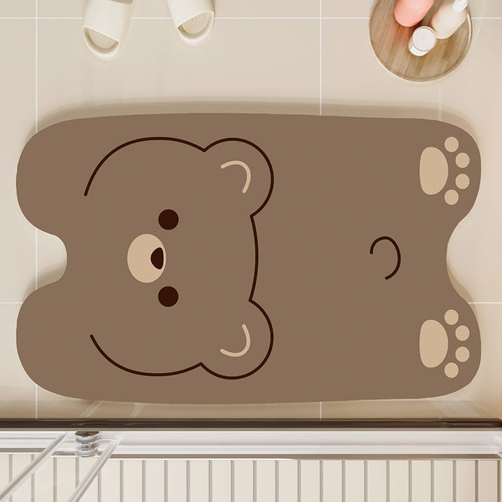 Cute Panda Shaped Bath Mat