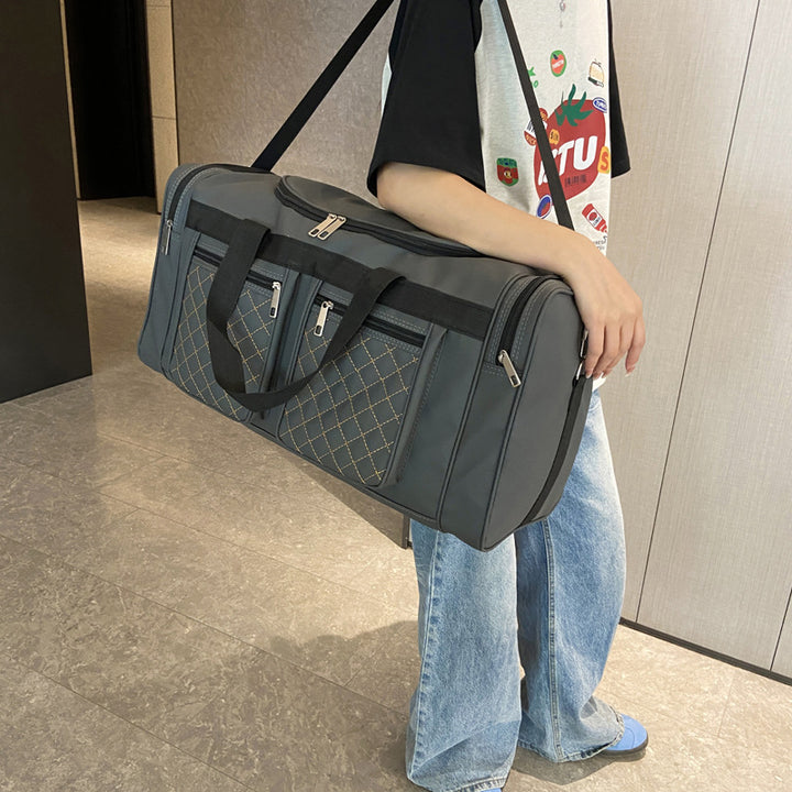 Premium Quilted Travel Duffle Bag Bowlift