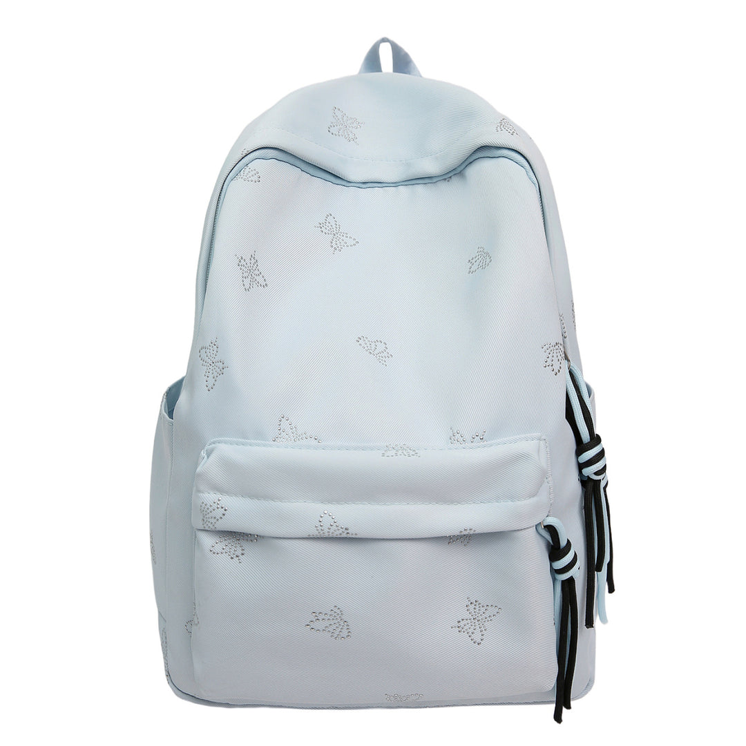 Fashionable backpack with shimmering butterfly design Bowlift