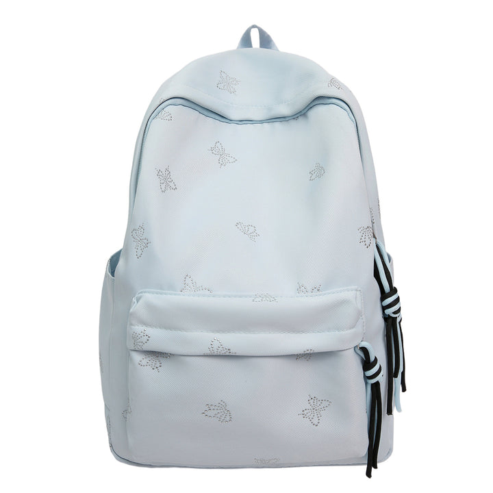 Fashionable backpack with shimmering butterfly design Bowlift