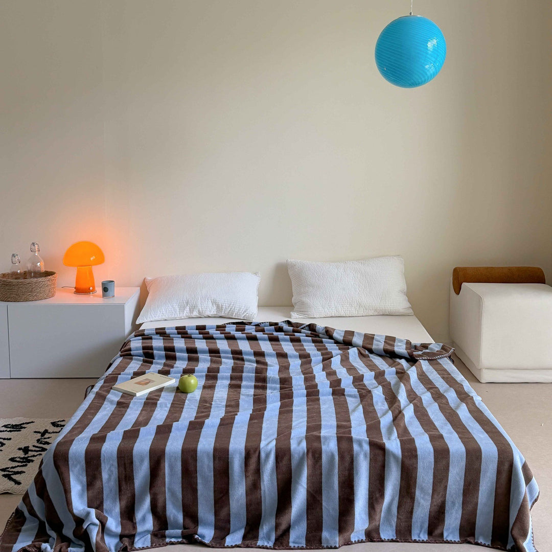 Animal-Print Throw Blanket Bowlift