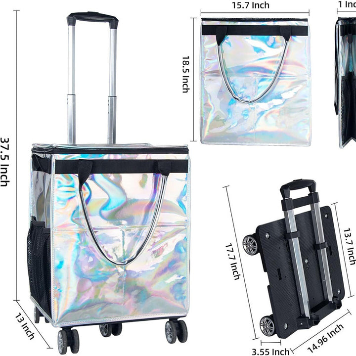 Insulated Rolling Cooler Tote Bowlift