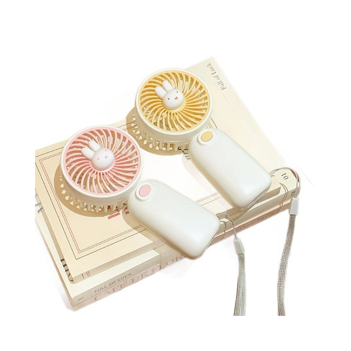 Portable Mini Fan with Cute Rabbit Design Bowlift