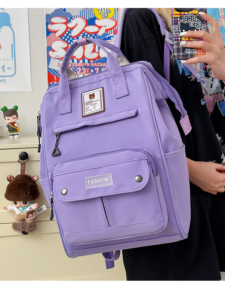 Multifunctional Backpack with Stylish Design and Practical Compartments Bowlift