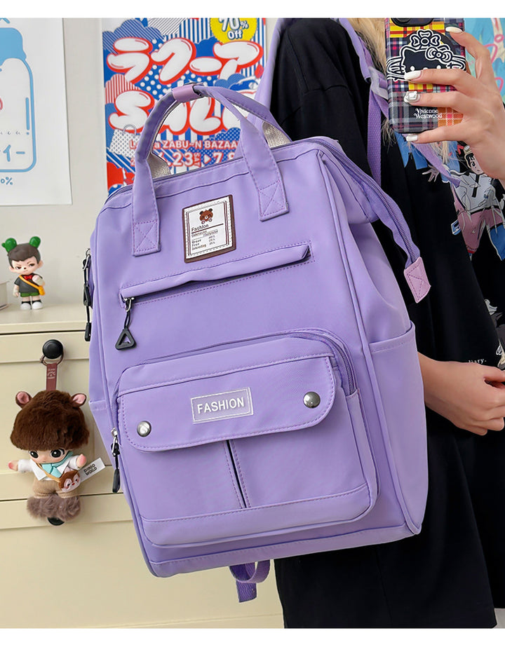 Multifunctional Backpack with Stylish Design and Practical Compartments Bowlift