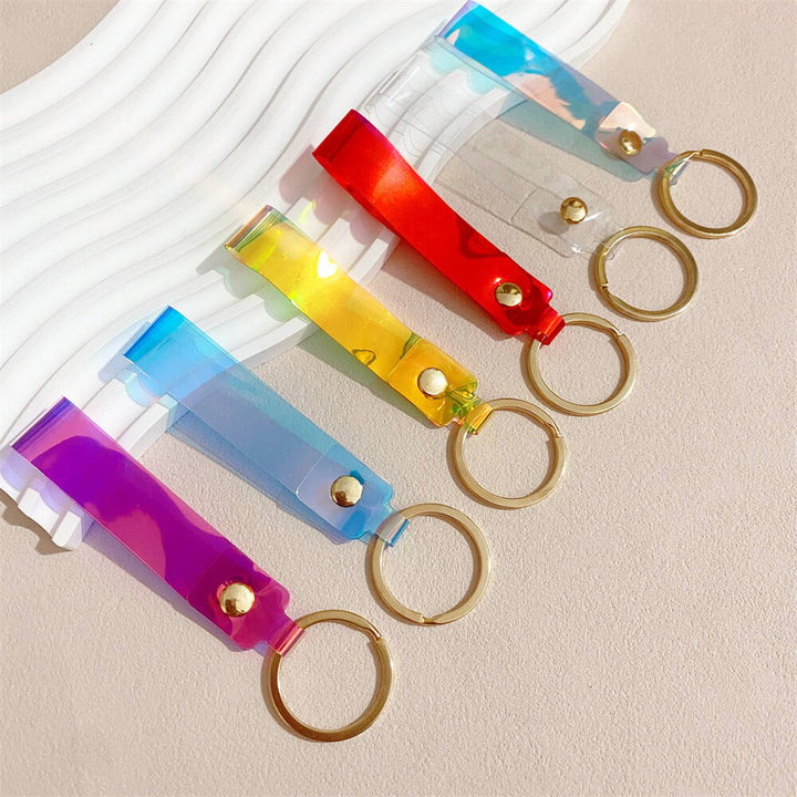Colorful Iridescent Acrylic Keychain Bowlift