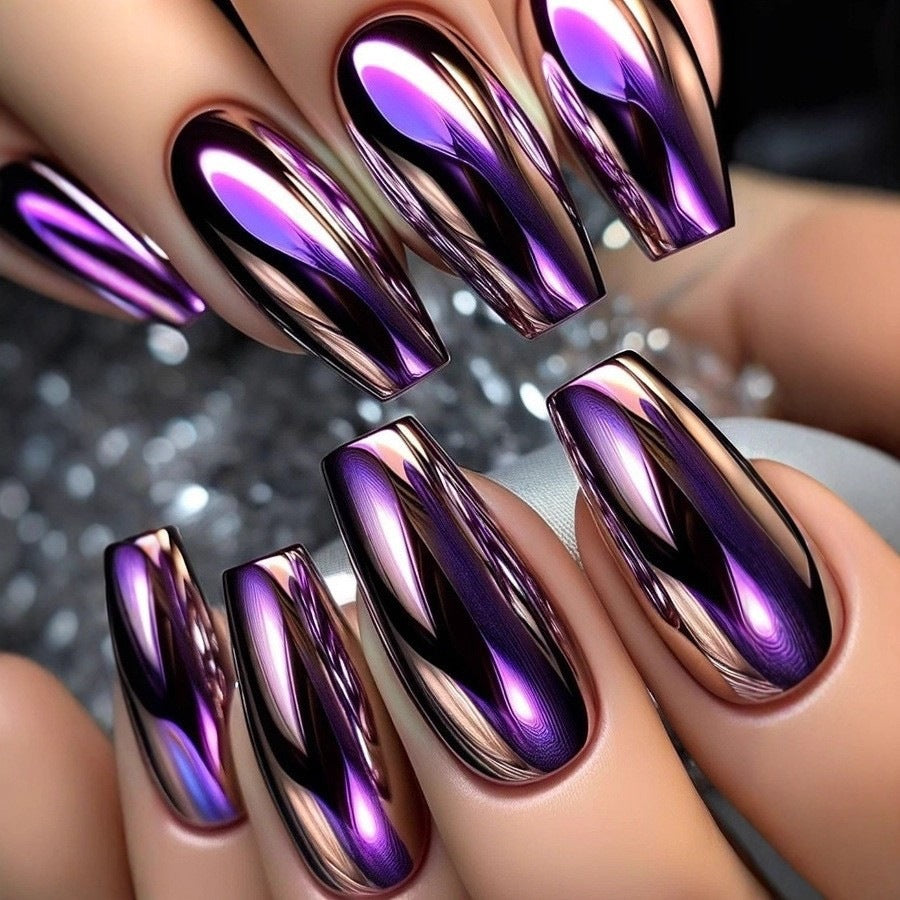 Shiny artificial nails Bowlift