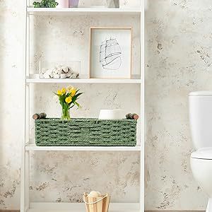 Woven Storage Caddy Basket Bowlift