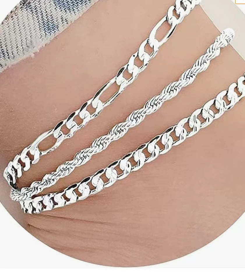 Elegant Three-Strand Link Bracelet Bowlift