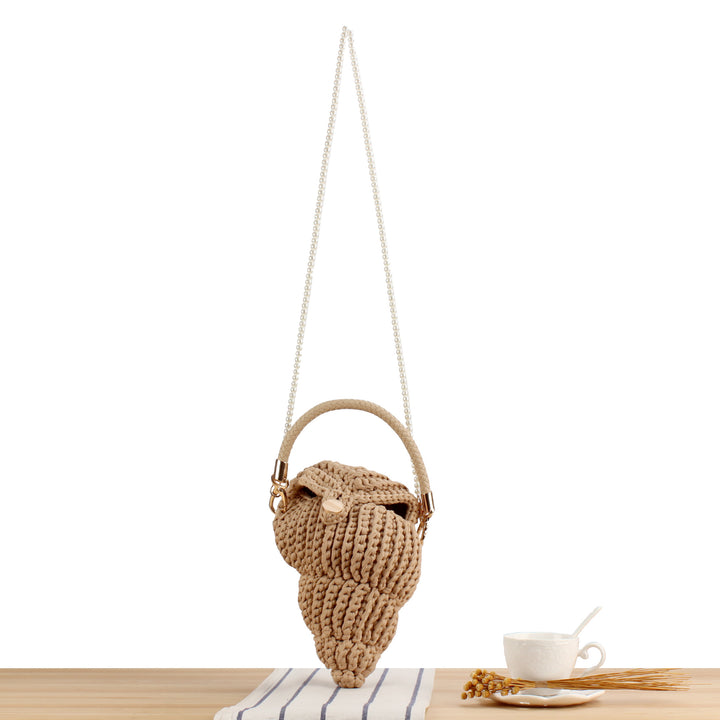 Elegant Handbag in Shell Design Bowlift