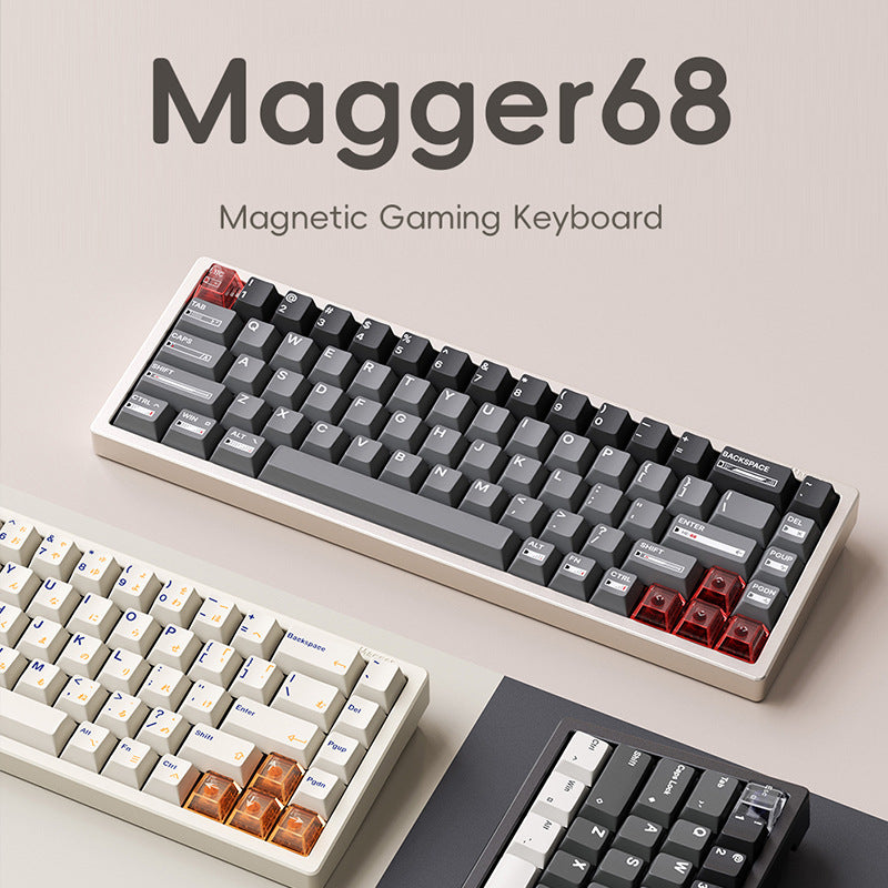 68-Key Mechanical Keyboard with Ultra-Responsive Switches Bowlift