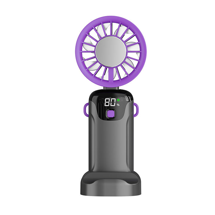 Women's portable battery fan with digital display Bowlift