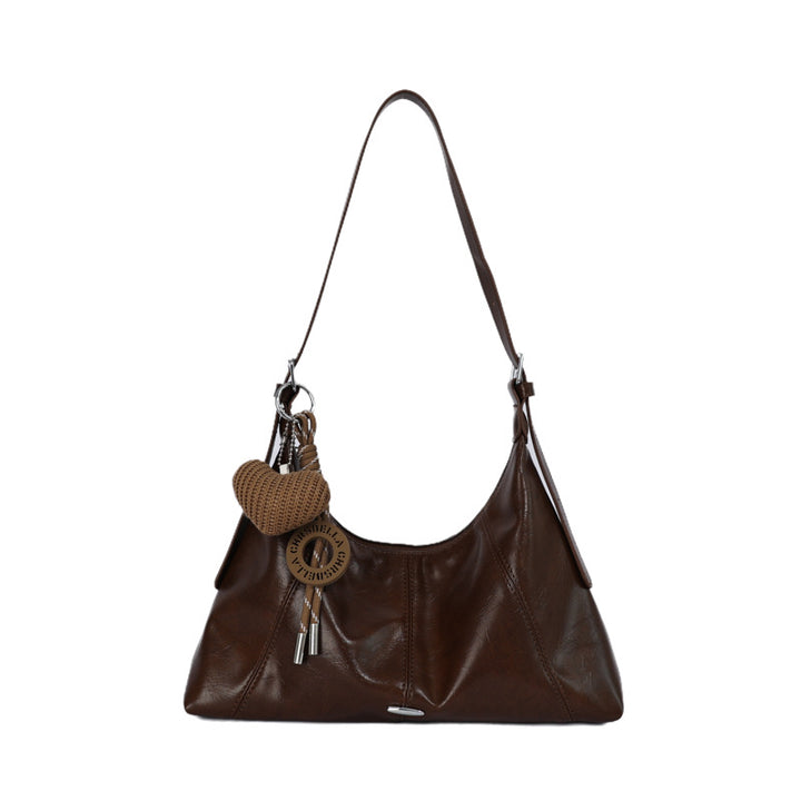 Luxurious Soft Leather Shoulder Bag Bowlift