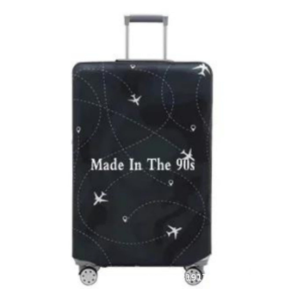 Women's hard shell suitcase with nostalgic airplane design Bowlift