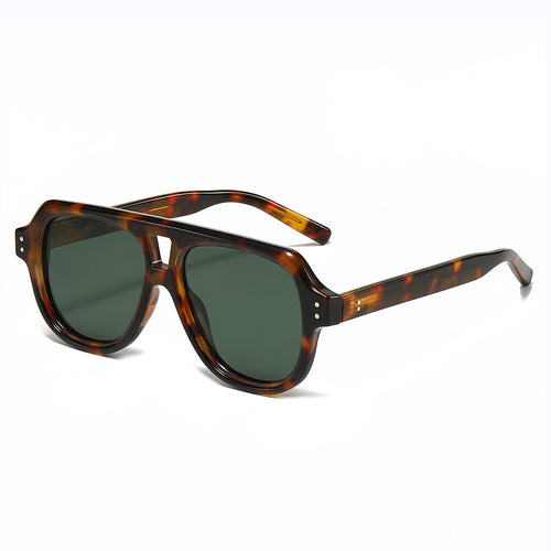 Retro-Inspired Tortoise Shell Frame Sunglasses Bowlift