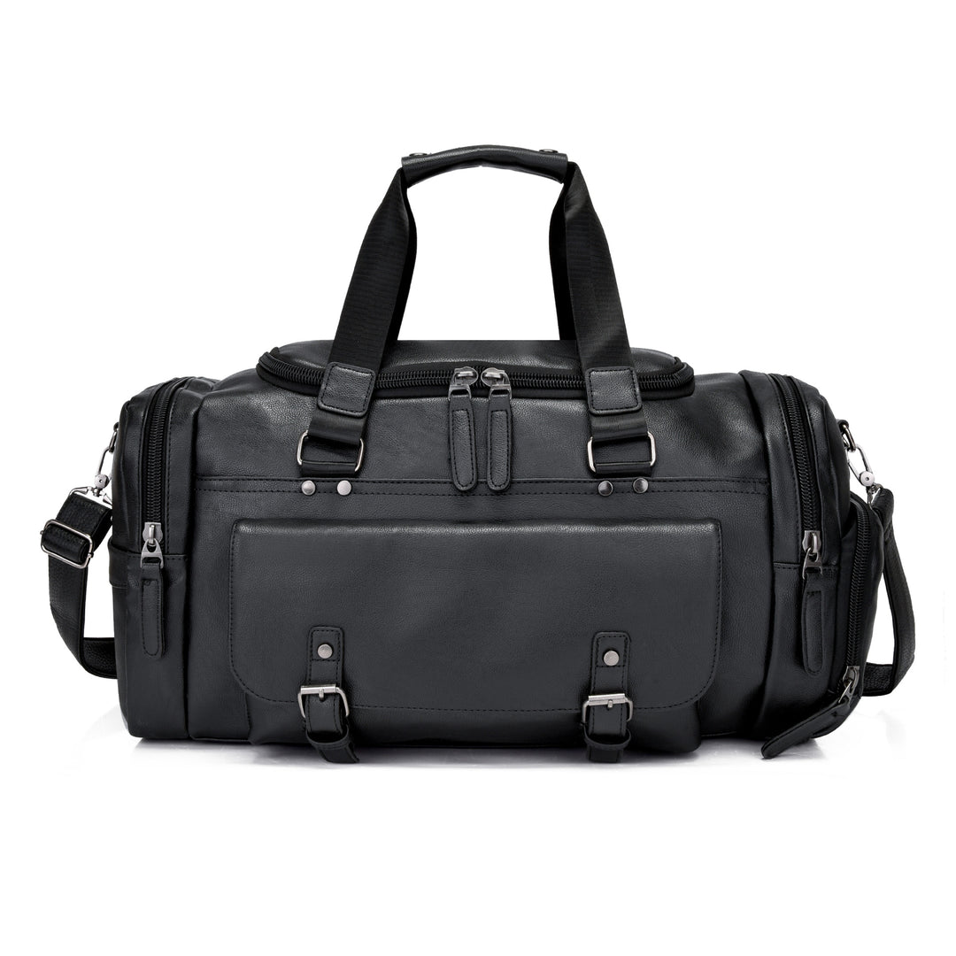 Premium Leather Travel Duffel Bowlift