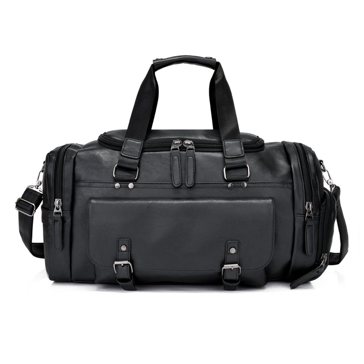 Premium Leather Travel Duffel Bowlift