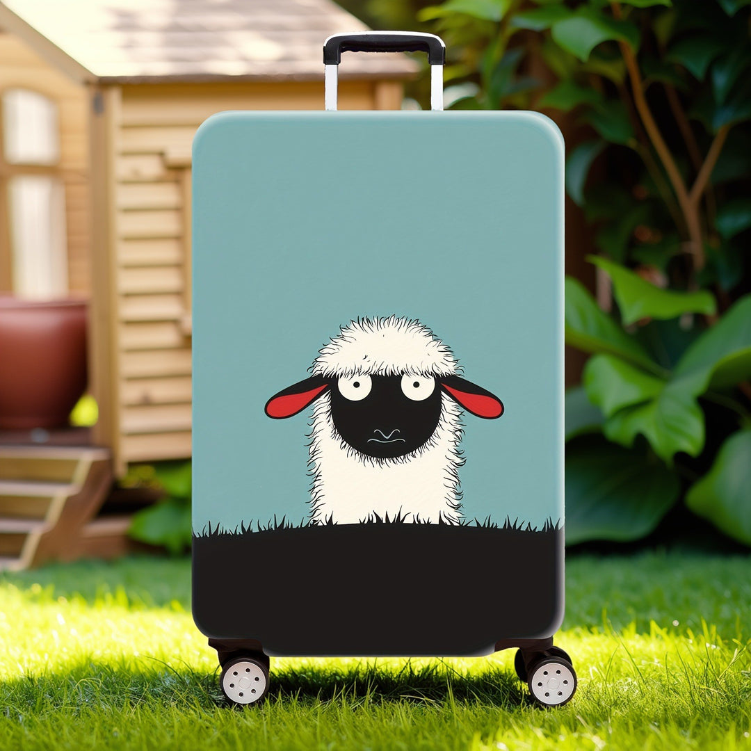 Unisex Hard Shell Suitcase with Creative Bunny Design Bowlift