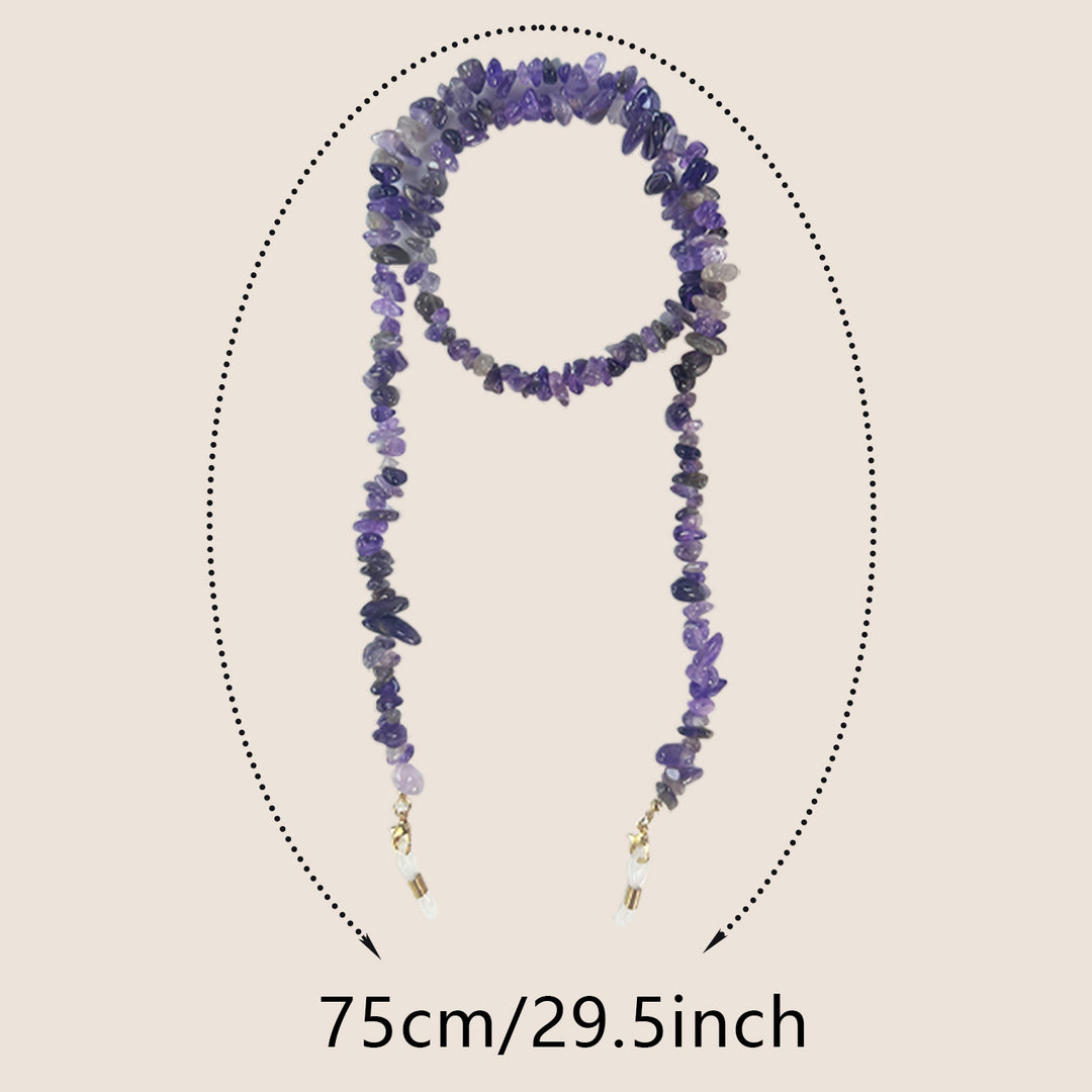 Artisan Gemstone Eyewear Chain Bowlift