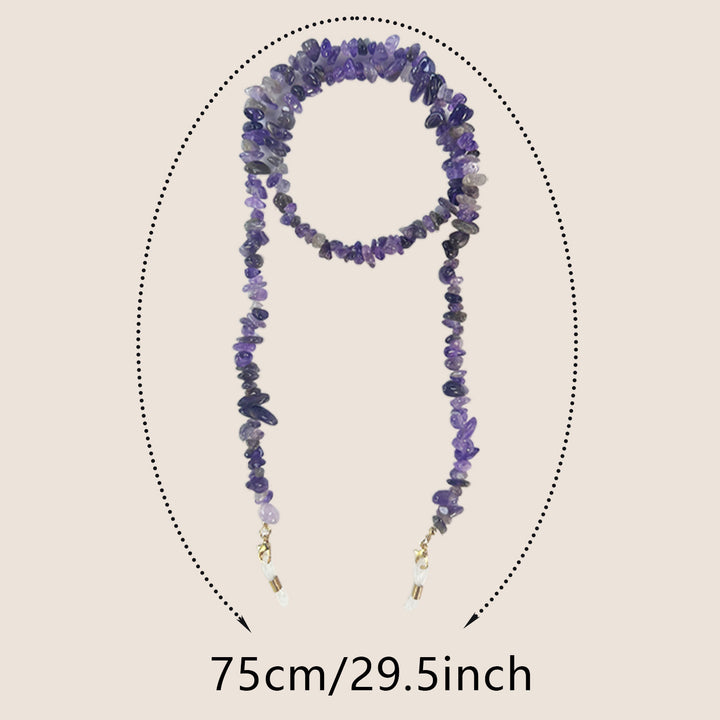 Artisan Gemstone Eyewear Chain Bowlift