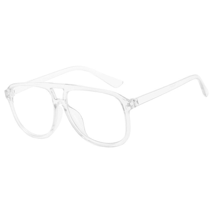 Women's fashionable sunglasses with transparent frame and blue lenses Bowlift