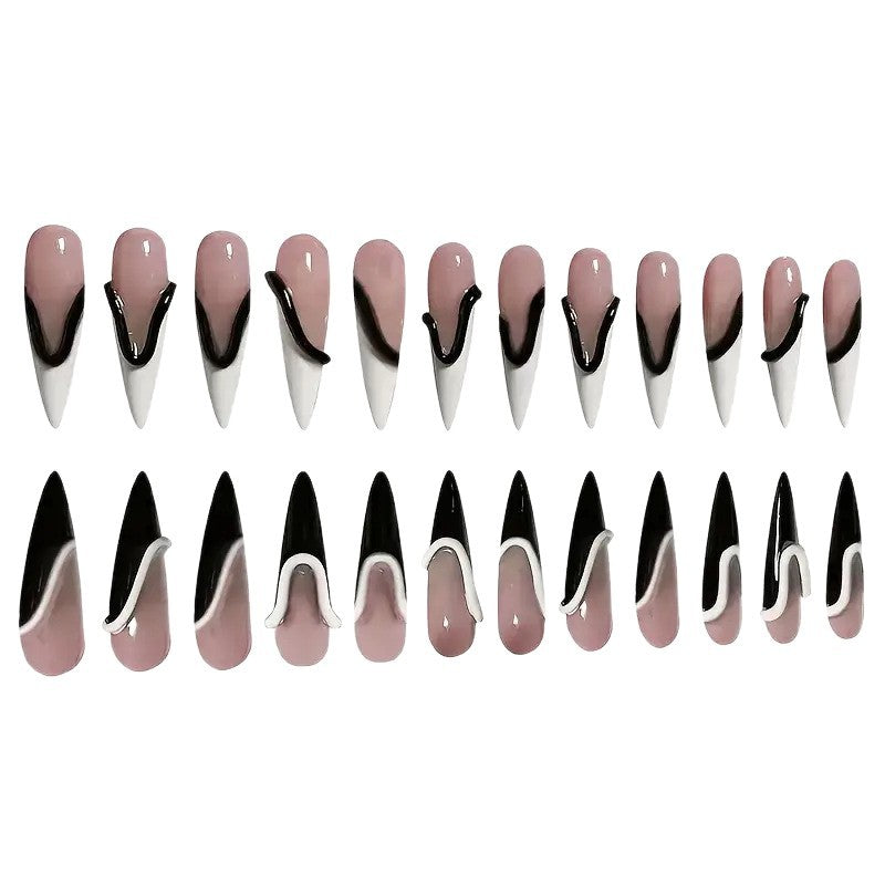 Elegant Stiletto Nail Enhancements Bowlift