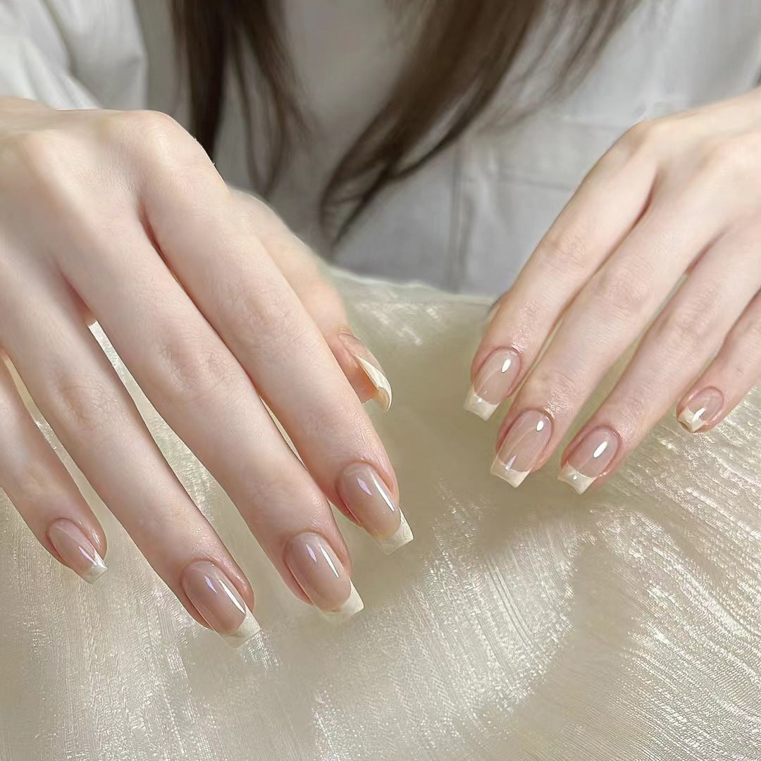 Artistic Floral Press-On Nail Set