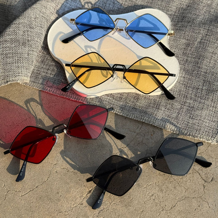 Geometric Frame Sunglasses Bowlift