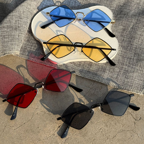 Geometric Frame Sunglasses Bowlift