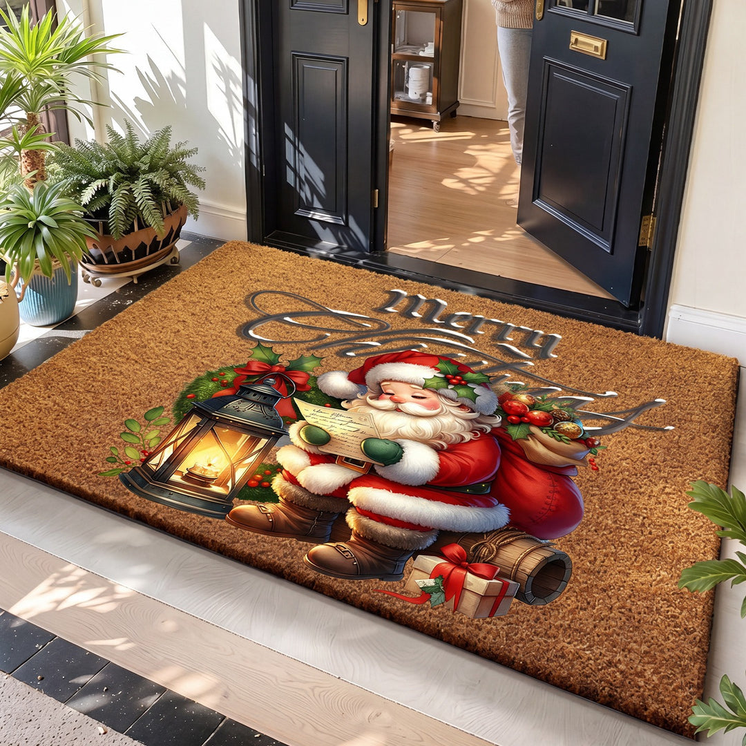 Christmas-Themed Welcome Mat Bowlift