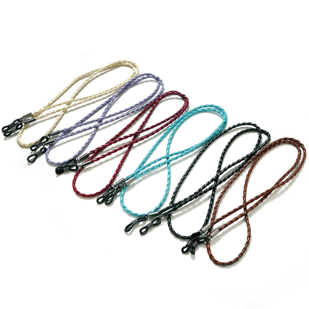 Woven Leather Eyewear Retainer Strap Bowlift