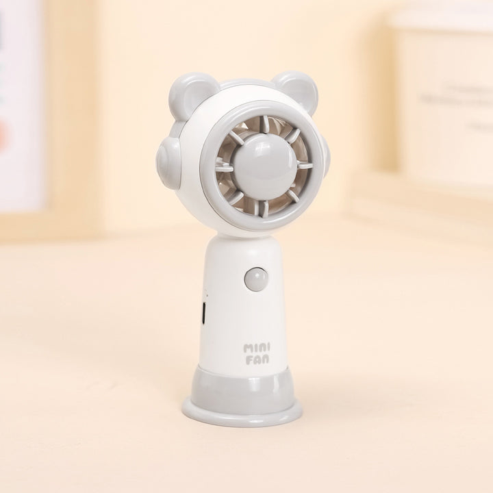 Cute Bear-Ears Rechargeable Handheld Fan Bowlift