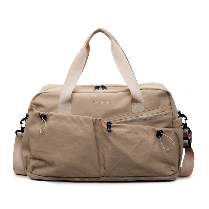 Sporty and Functional Travel Bag with Multiple Outer Pockets Bowlift