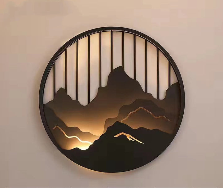 Modern Artistic Round Wall Lamp