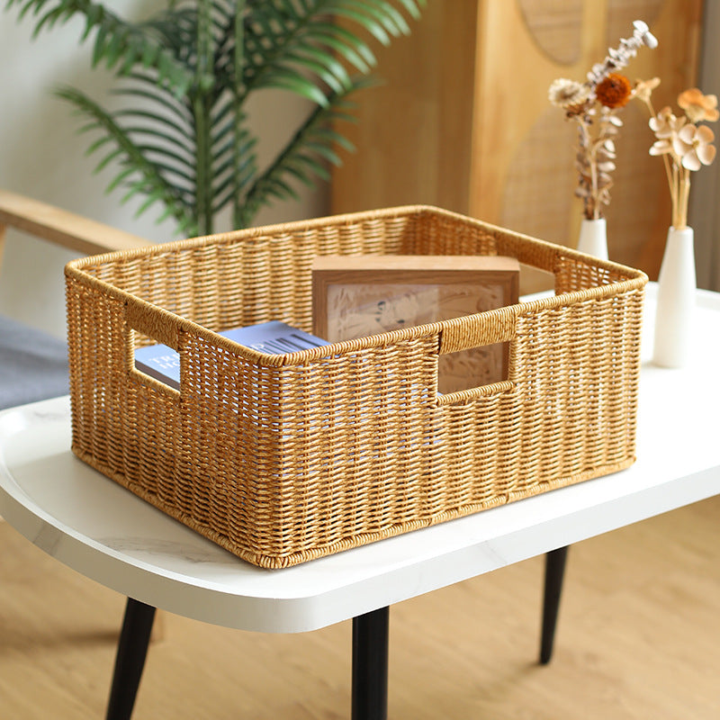 Storage Basket with Ergonomic Handles Bowlift