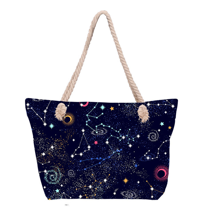 Beach bag with stylish flower design Bowlift