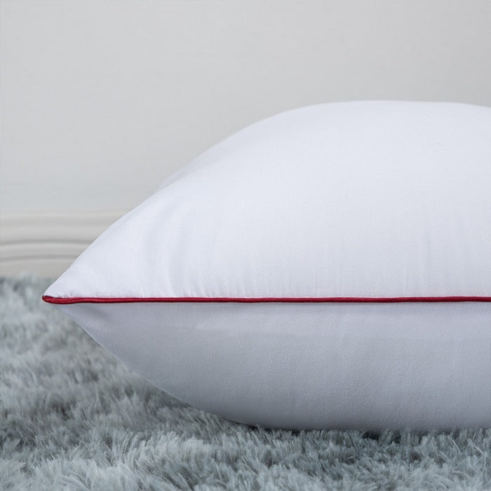 Premium square throw pillow inserts with piped edge and hypoallergenic hollow-fiber fill Bowlift