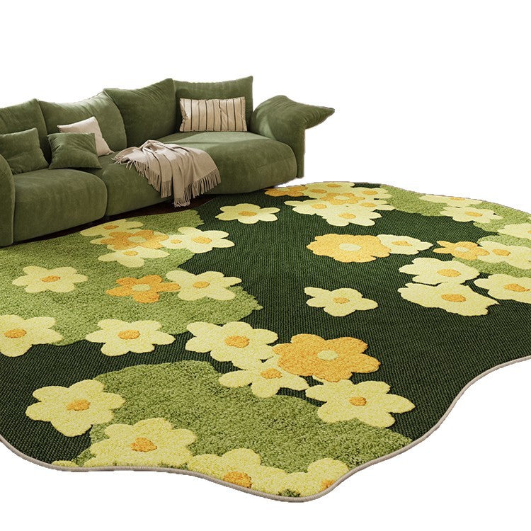 Floral Pattern Area Rug Bowlift