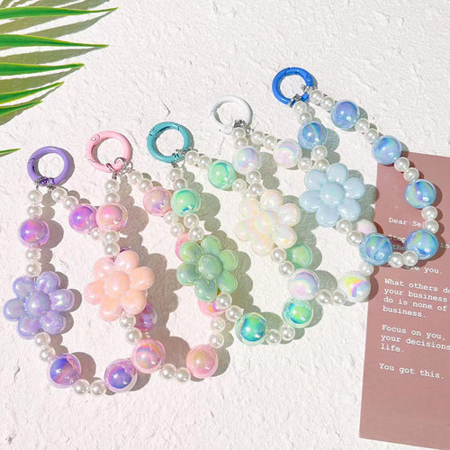 Floral Beaded Phone Chain Bowlift