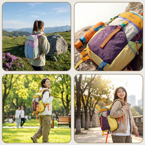 Colorful Multi-Pocket Backpack Bowlift
