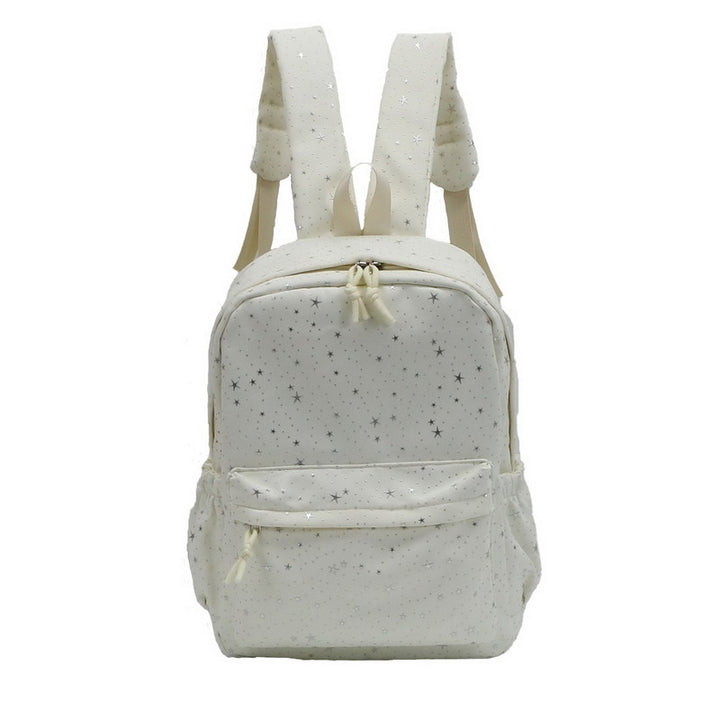 Star-Patterned Academic Backpack Bowlift