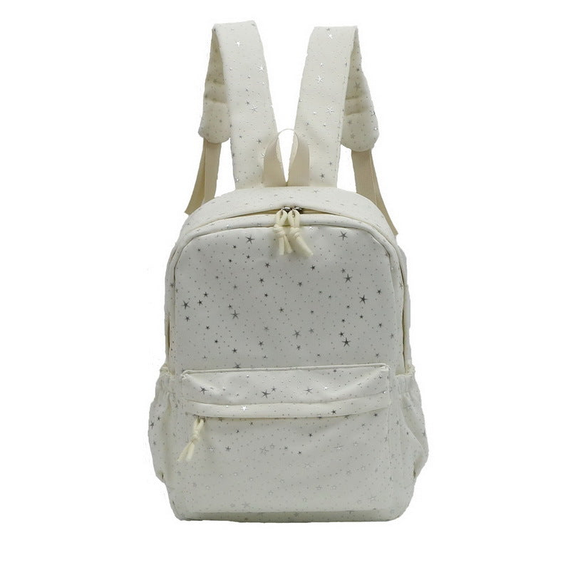 Backpack with Sparkling Star Motif Bowlift