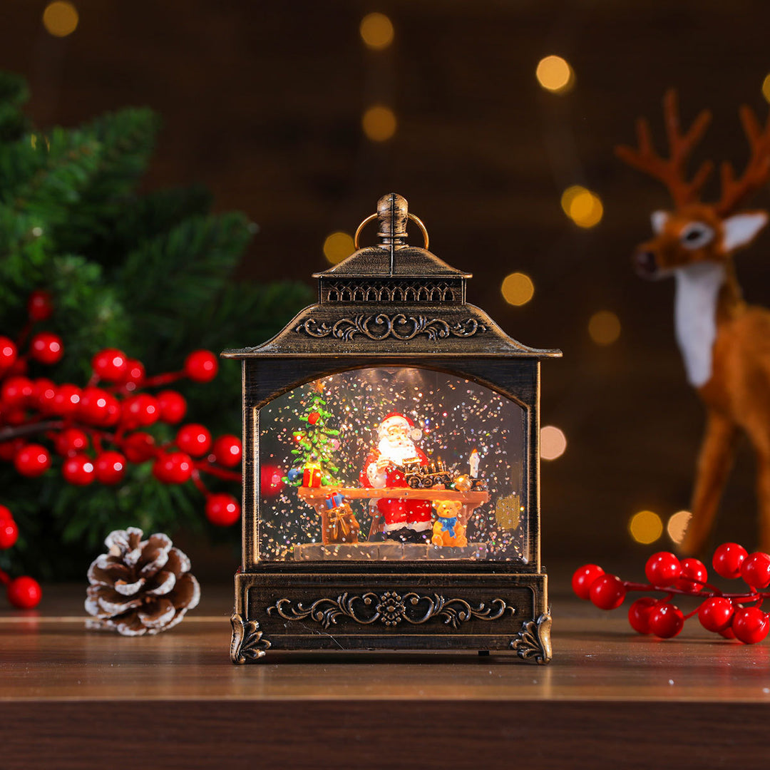 Decorative Snow Globe Lantern Bowlift 1790145134