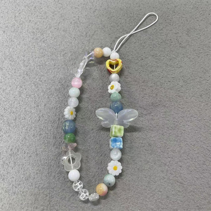 Charming Beaded Butterfly Lanyard Bowlift