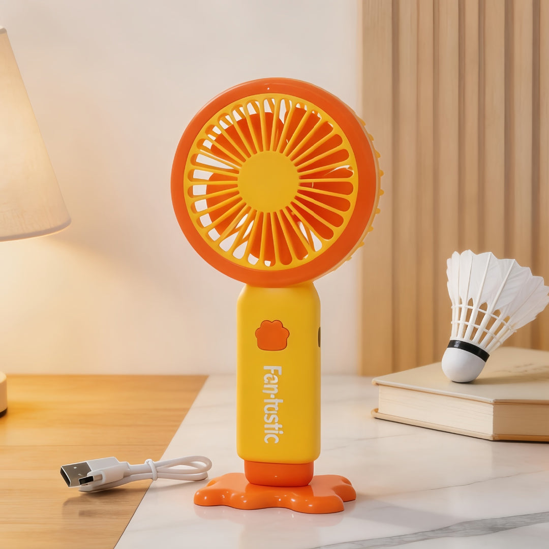Women's Portable Mini Hand Fan with Flexible Design Bowlift
